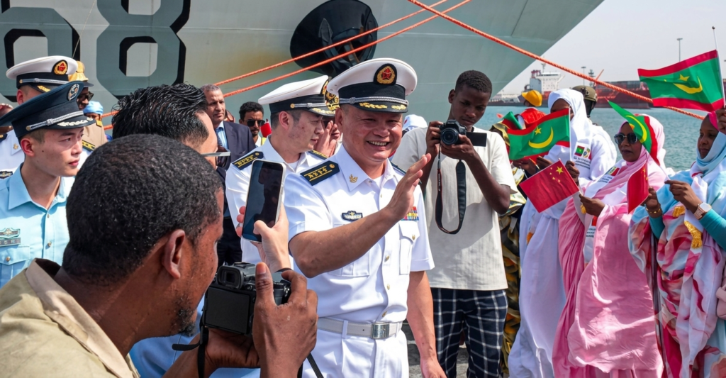 Un navire militaire chinois en mission médicale à Nouakchott