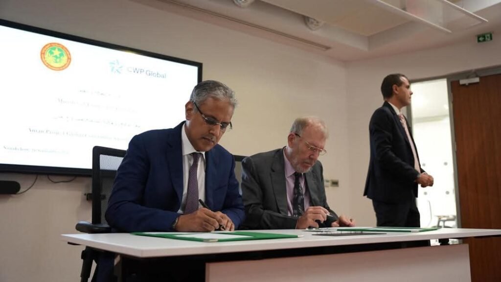 signature d'un accord global pour le développement du projet «Aman» d’hydrogène vert